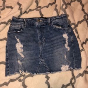 jean skirt
